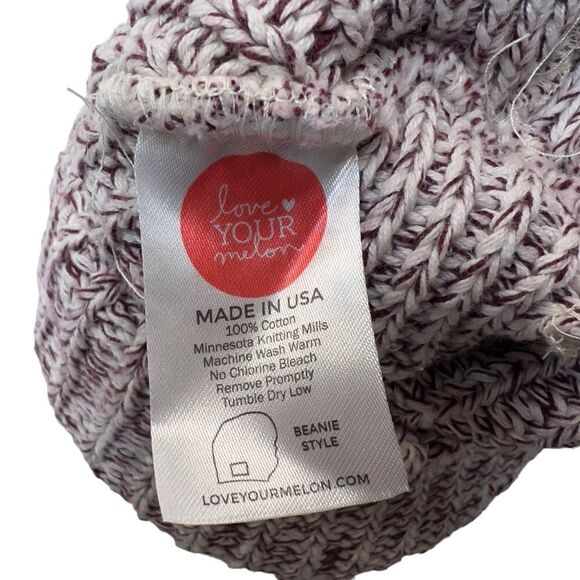 Unisex Love Your Melon Beanie Hat 100% cotton - Picture 6 of 11